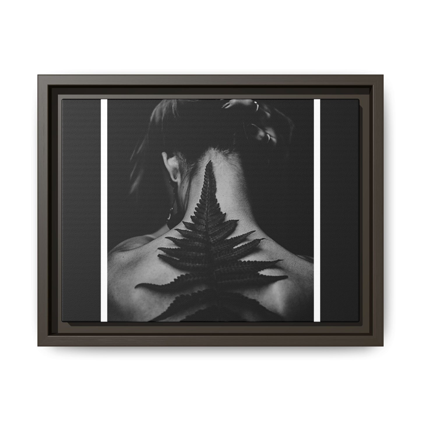 Framed Fern Canvas Art Print, Botanical Wall Decor, Nature Home Aesthetic, Gift for Plant Lovers, Modern Artwork for Living Room - Sup3r