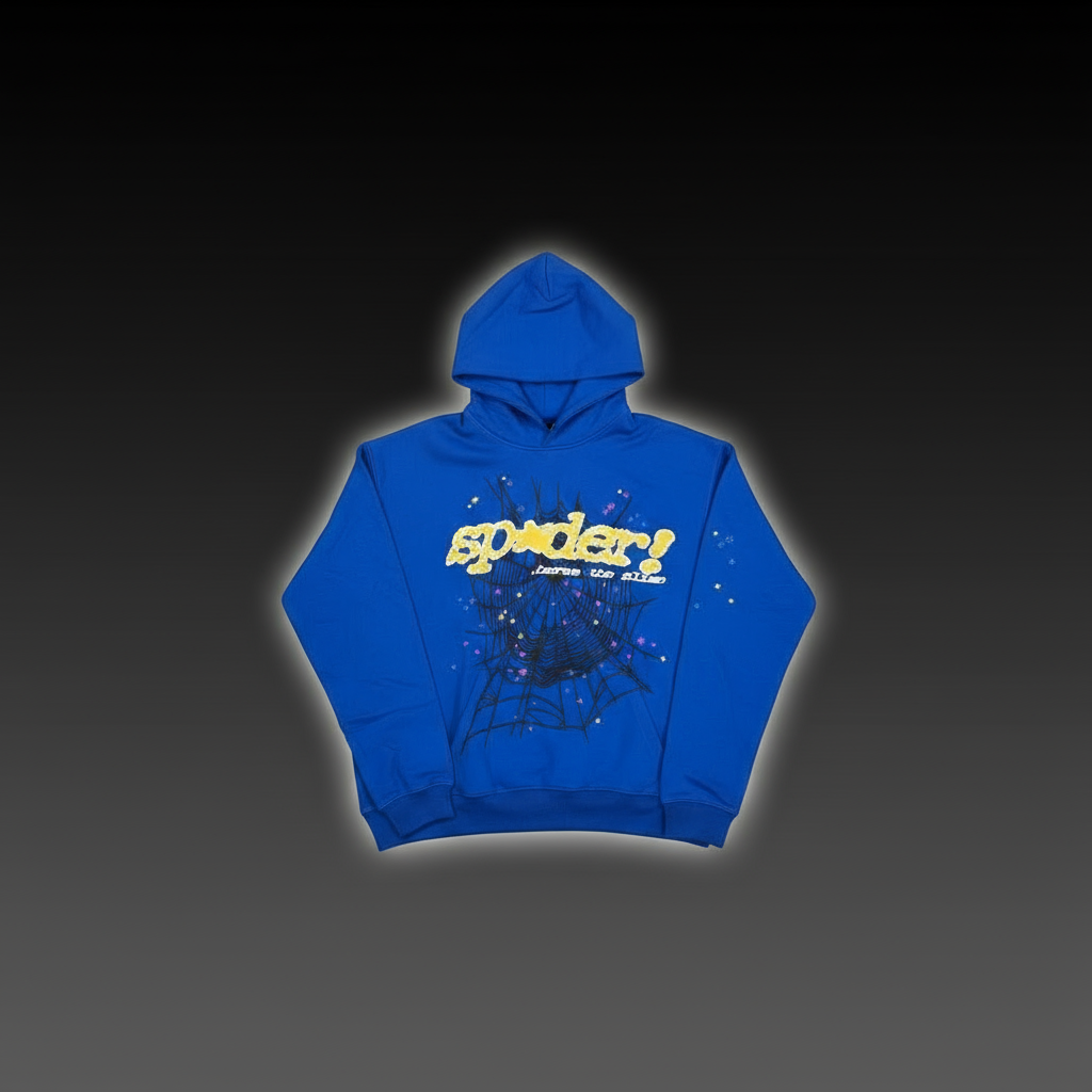 Sp5der Hoodie - Gradient Background with Glow