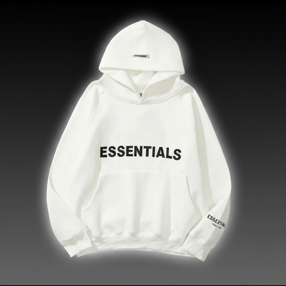 Essentials Hoodie - Gradient Background with Glow